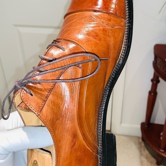 Johnston Murphy Cellini Cap Toe Oxford. - Picture 11 of 16